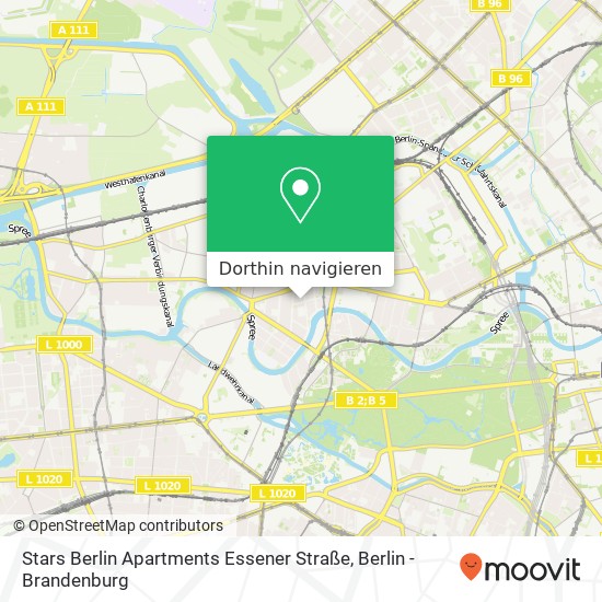 Stars Berlin Apartments Essener Straße, Essener Straße 13 Karte