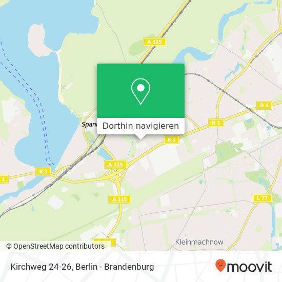 Kirchweg 24-26, Kirchweg 24-26, 14129 Berlin, Deutschland Karte