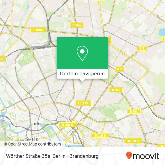 Wörther Straße 35a, Prenzlauer Berg, 10435 Berlin Karte