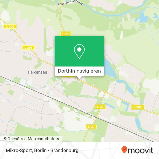 Mikro-Sport, Falkenhagener Straße 1 Karte