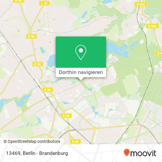13469, 13469 Berlin, Deutschland Karte