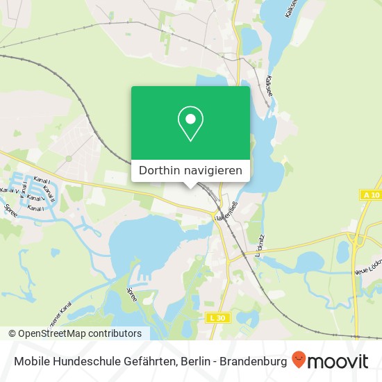 Mobile Hundeschule Gefährten, Berliner Straße 10 Karte