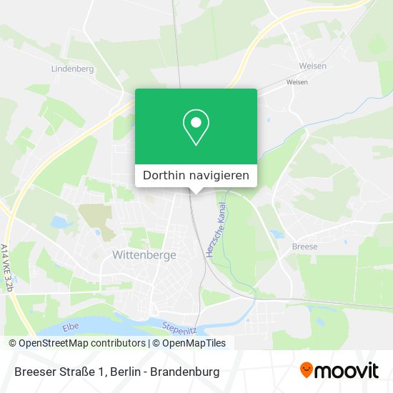 Breeser Straße 1 Karte