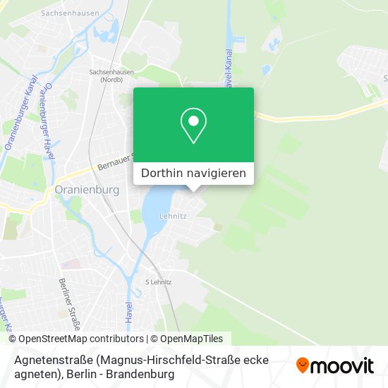 Agnetenstraße (Magnus-Hirschfeld-Straße ecke agneten) Karte