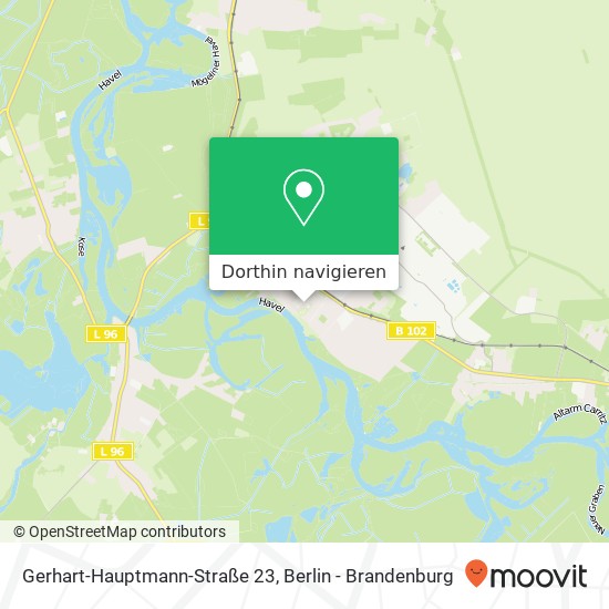 Gerhart-Hauptmann-Straße 23, Gerhart-Hauptmann-Straße 23, 14727 Premnitz, Deutschland Karte