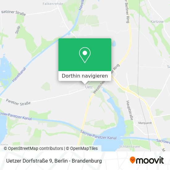 Uetzer Dorfstraße 9 Karte