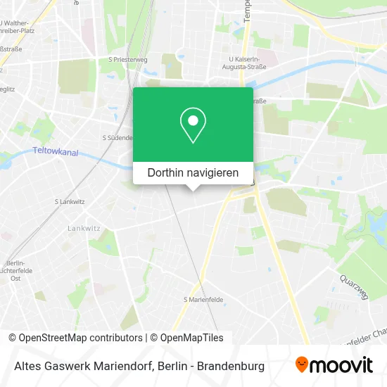 Altes Gaswerk Mariendorf Karte