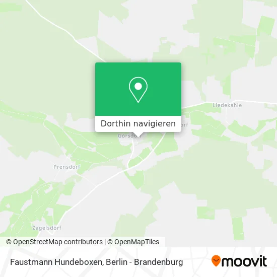 Faustmann Hundeboxen Karte