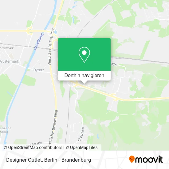 Designer Outlet Karte