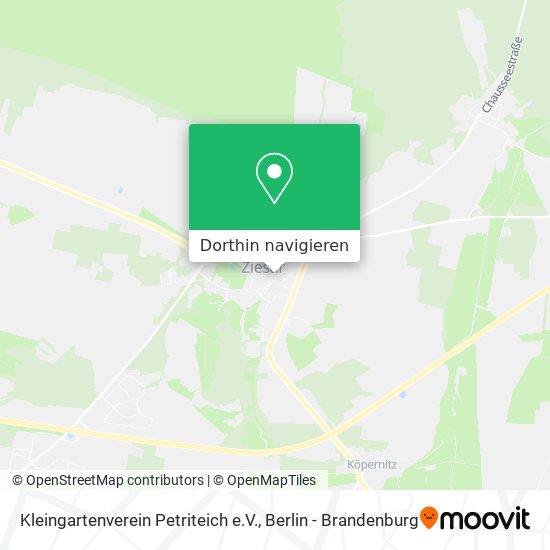 Kleingartenverein Petriteich e.V. Karte