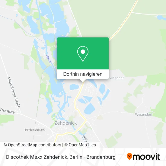 Discothek Maxx Zehdenick Karte