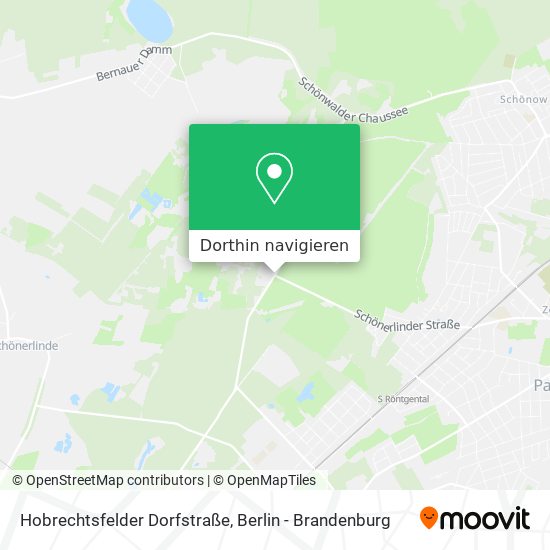 Hobrechtsfelder Dorfstraße Karte