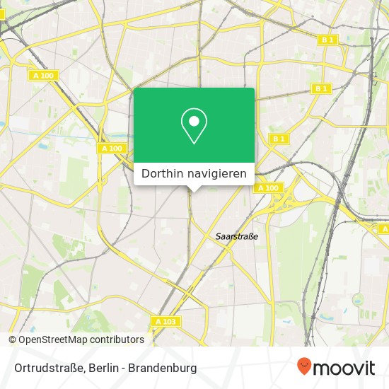 Ortrudstraße, Ortrudstraße, 12159 Berlin, Deutschland Karte