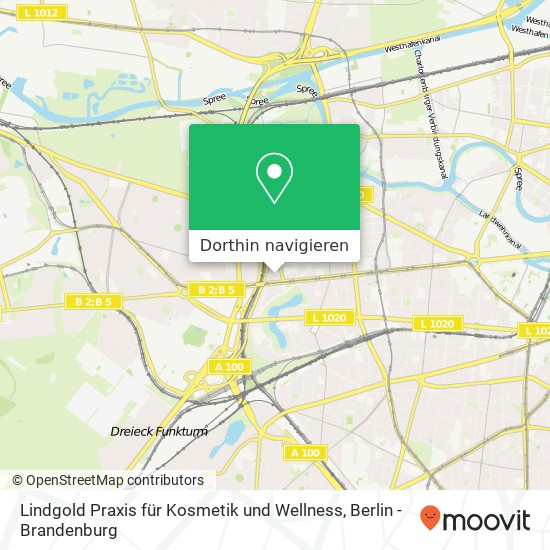 Lindgold Praxis für Kosmetik und Wellness, Philippistraße 11 Karte