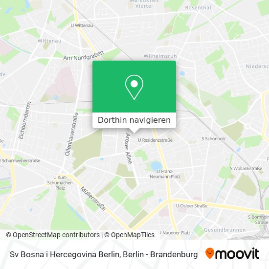 Sv Bosna i Hercegovina Berlin Karte