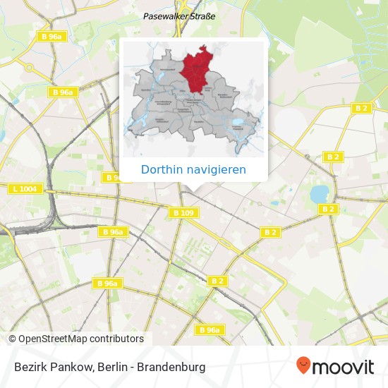 Bezirk Pankow, 69 Langhansstraße, 13086 Berlin, Deutschland Karte