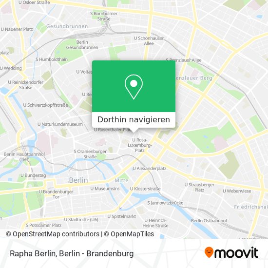 Rapha Berlin Karte