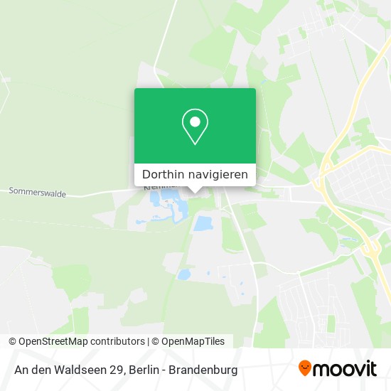 An den Waldseen 29 Karte