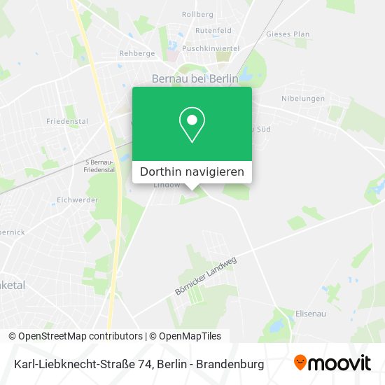 Karl-Liebknecht-Straße 74 Karte