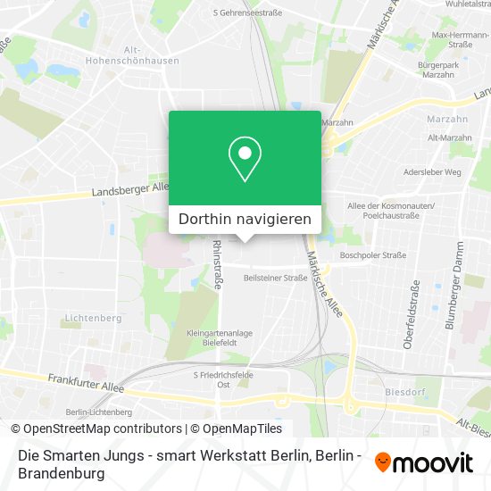 Die Smarten Jungs - smart Werkstatt Berlin Karte