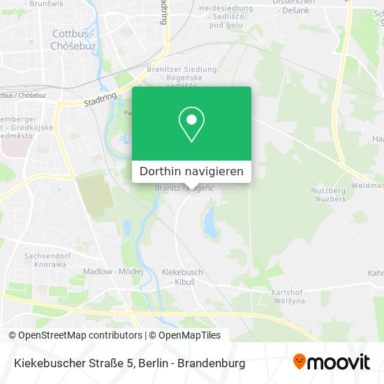 Kiekebuscher Straße 5 Karte