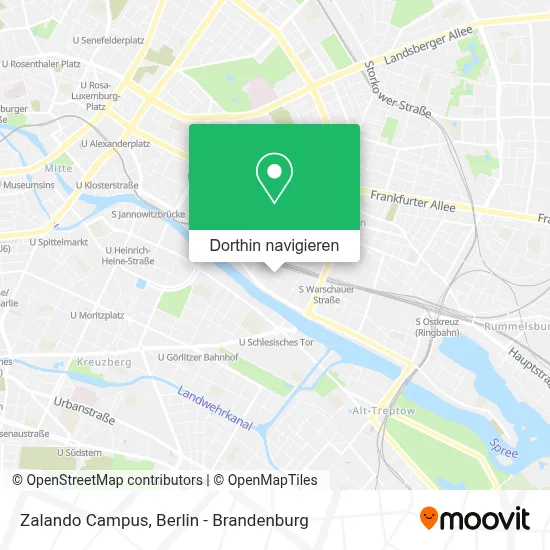 Zalando Campus Karte