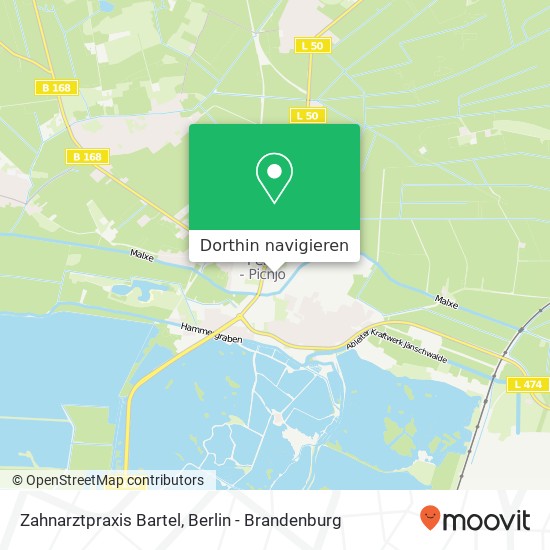 Zahnarztpraxis Bartel, Lutherplatz 6 Karte