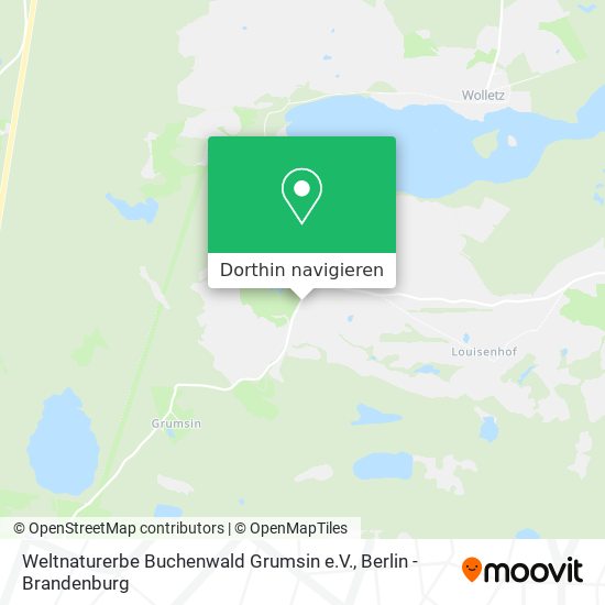 Weltnaturerbe Buchenwald Grumsin e.V. Karte