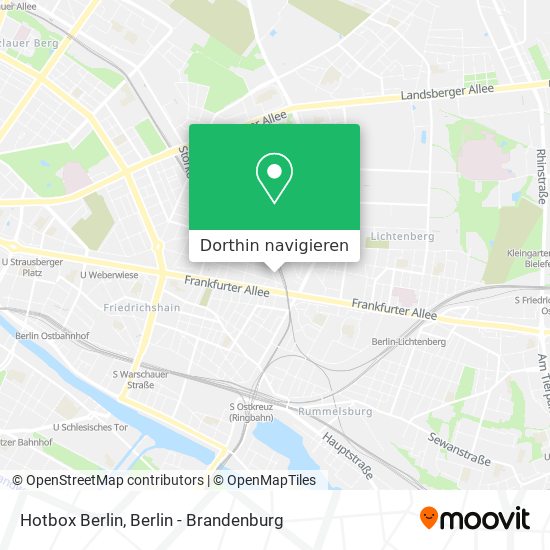 Hotbox Berlin Karte