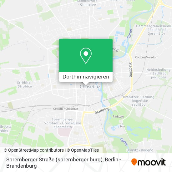Spremberger Straße (spremberger burg) Karte
