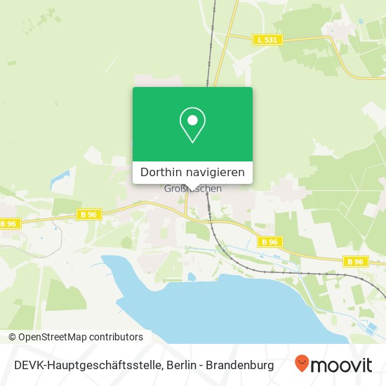 DEVK-Hauptgeschäftsstelle, Rudolf-Breitscheid-Straße 11 Karte