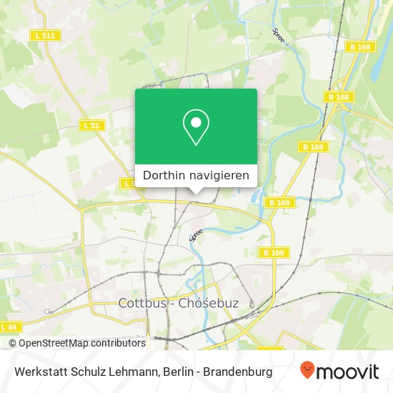 Werkstatt Schulz Lehmann, Bachstraße Karte