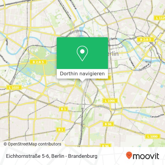 Eichhornstraße 5-6, Eichhornstraße 5-6, 10785 Berlin, Deutschland Karte