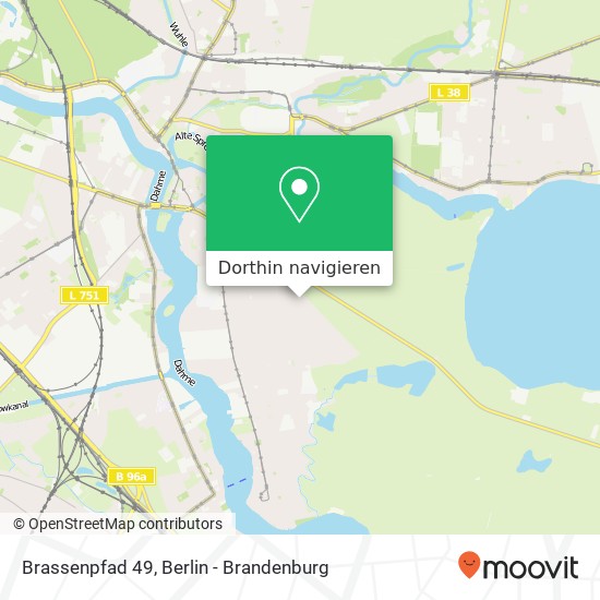 Brassenpfad 49, Brassenpfad 49, 12557 Berlin, Deutschland Karte