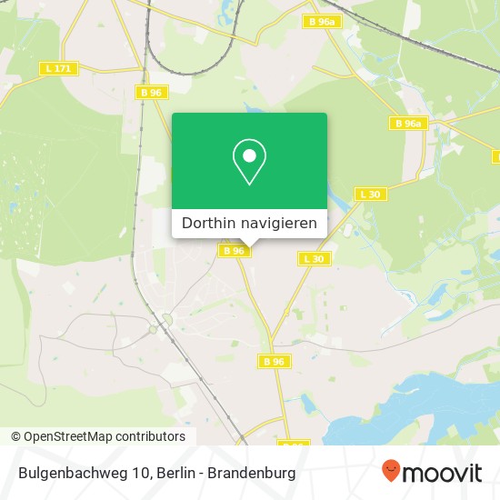Bulgenbachweg 10, Bulgenbachweg 10, 13465 Berlin, Deutschland Karte