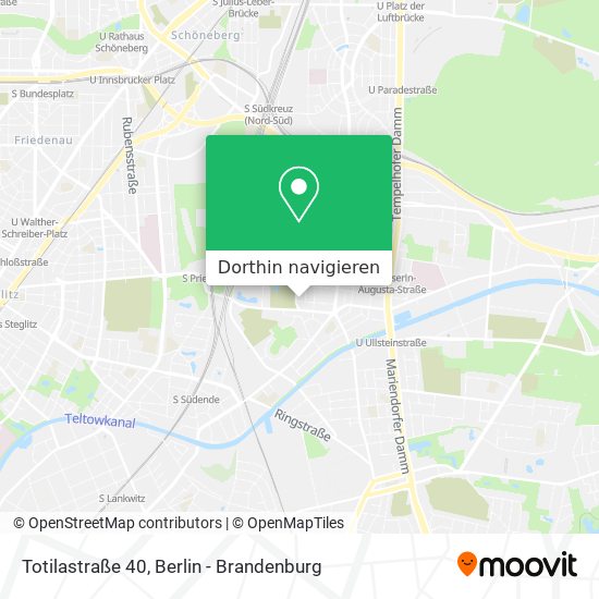Totilastraße 40 Karte