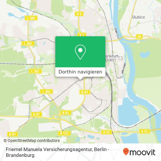 Friemel Manuela Versicherungsagentur, Leipziger Straße 163 Karte