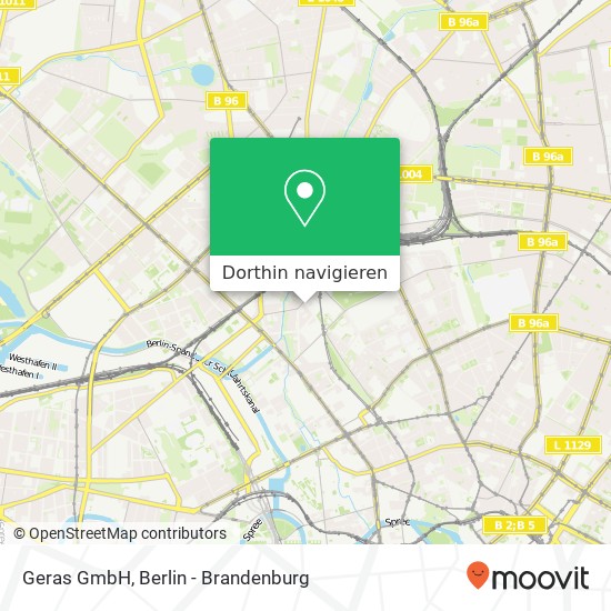 Geras GmbH, Gerichtstraße Karte
