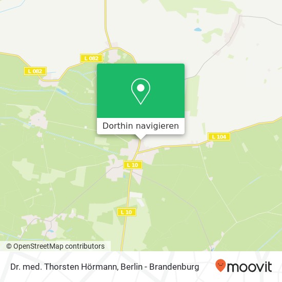 Dr. med. Thorsten Hörmann, Parchimer Straße 5 Karte