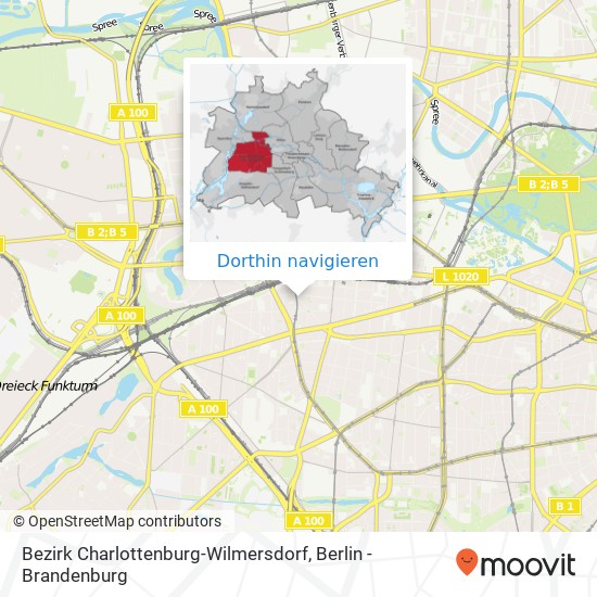 Bezirk Charlottenburg-Wilmersdorf, Hindemithplatz, 10629 Berlin, Deutschland Karte