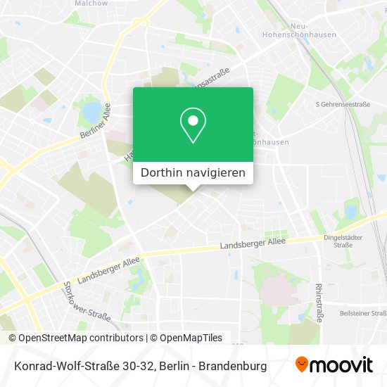 Konrad-Wolf-Straße 30-32 Karte
