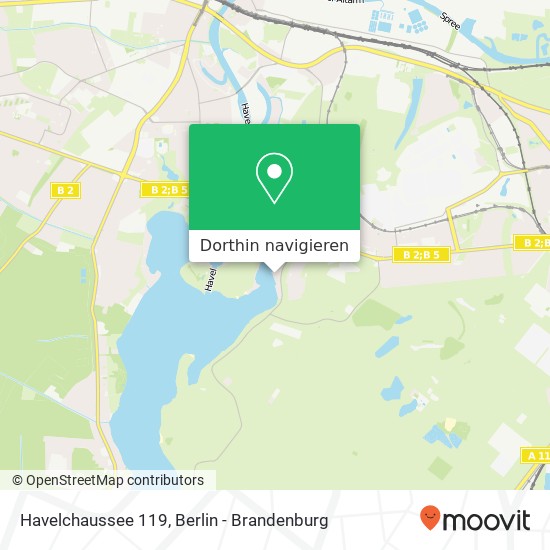 Havelchaussee 119, Havelchaussee 119, 14055 Berlin, Deutschland Karte