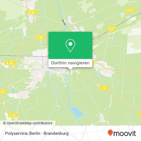 Polyservice, Scheunenweg 1 Karte
