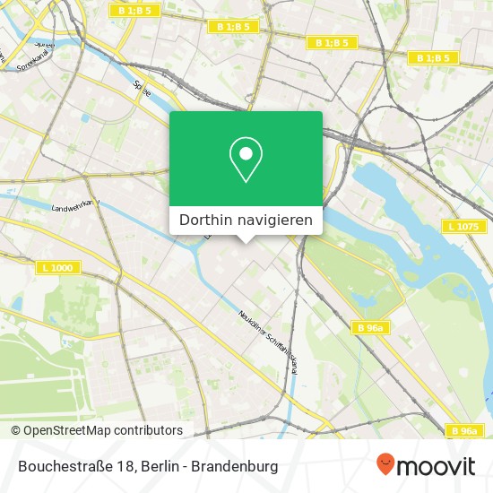 Bouchestraße 18, Bouchestraße 18, 12435 Berlin, Deutschland Karte