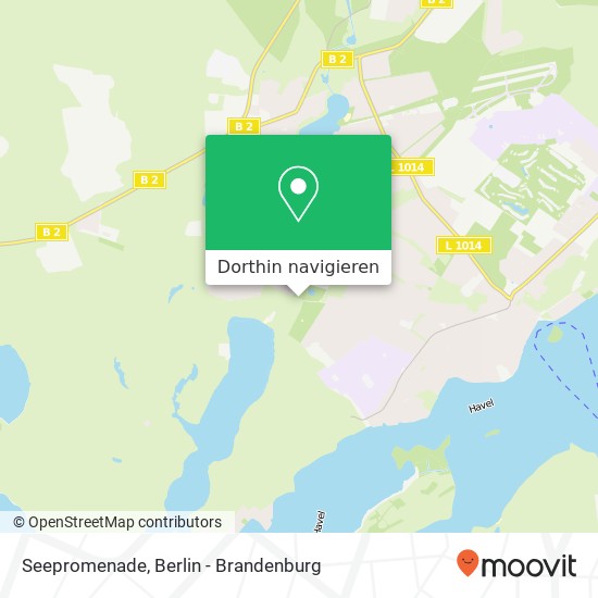 Seepromenade, 14476 Potsdam Karte
