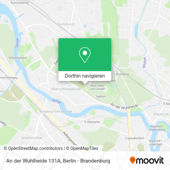 An der Wuhlheide 131A Karte