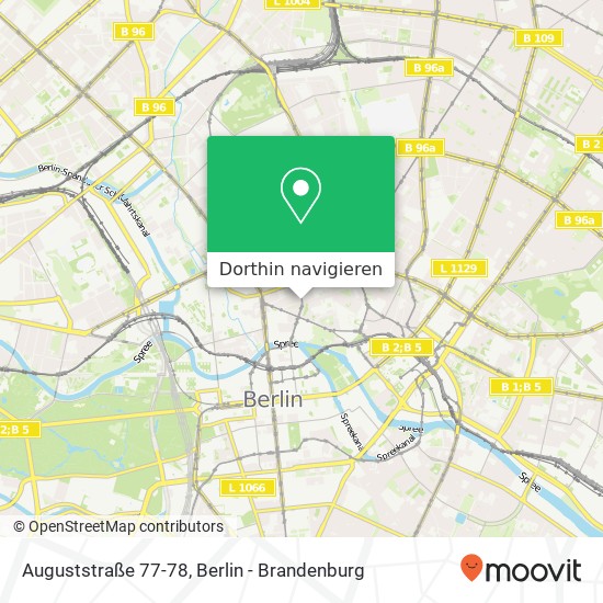 Auguststraße 77-78, Auguststraße 77-78, 10117 Berlin, Deutschland Karte