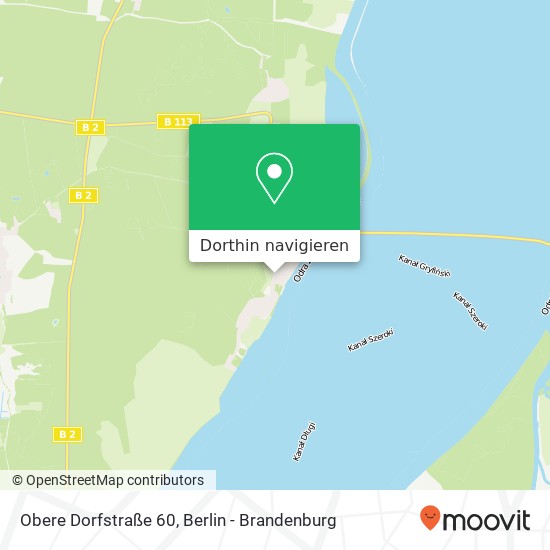 Obere Dorfstraße 60, 16307 Mescherin Karte