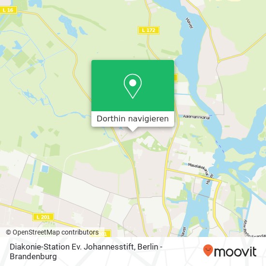 Diakonie-Station Ev. Johannesstift, Schönwalder Allee 26 Karte