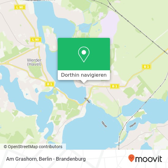 Am Grashorn, Geltow, 14548 Schwielowsee Karte